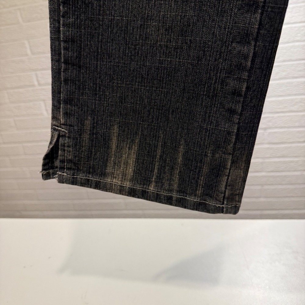 Lady Enyce Women's Square Stitch Jeans Dark Wash Low Rise Size 28 MSRP 71.00 - Picture 4 of 10